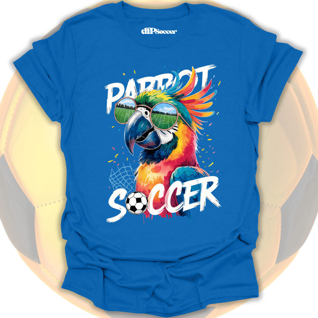 Cool Parrot Soccer T-Shirt