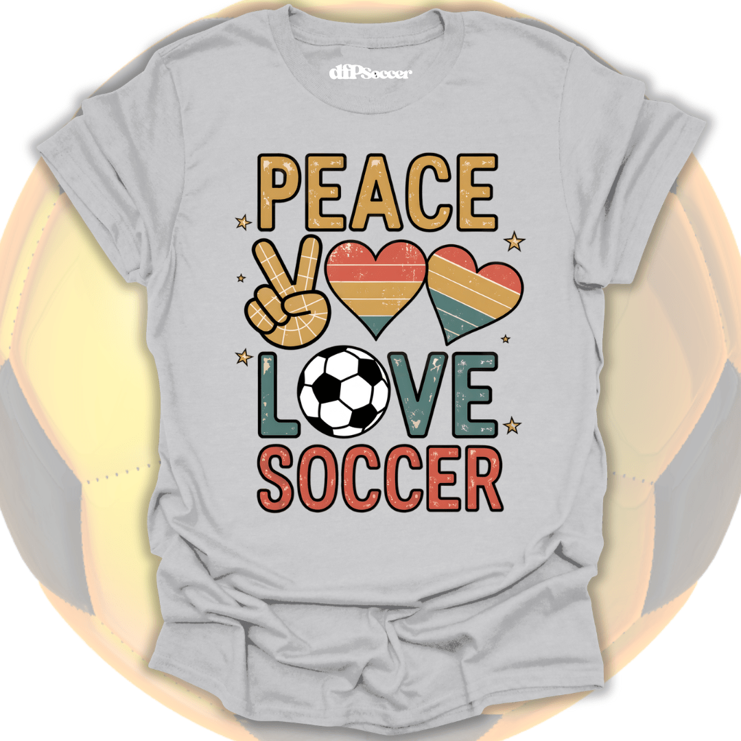 Peace Love Soccer T-Shirt