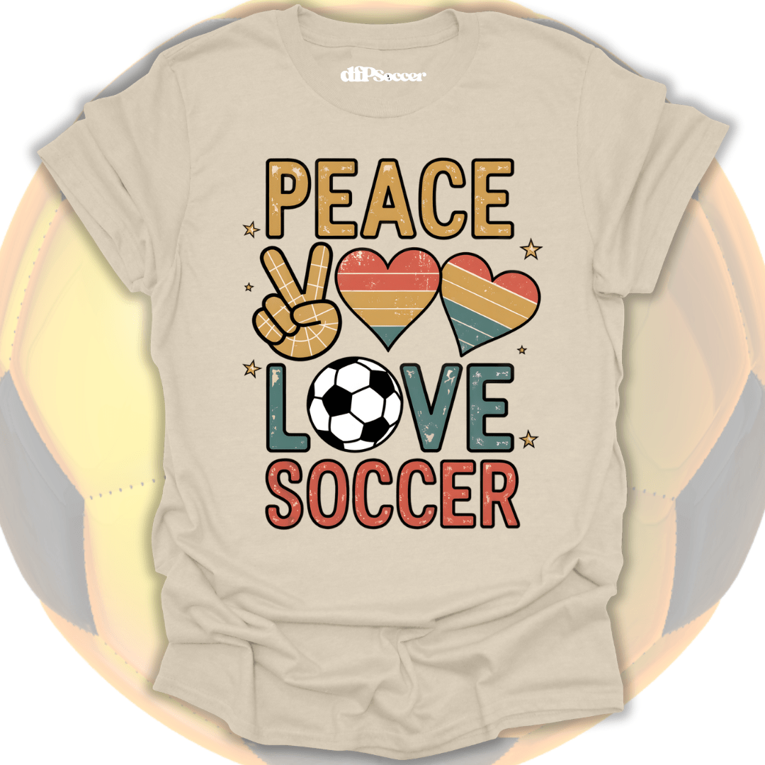 Peace Love Soccer T-Shirt