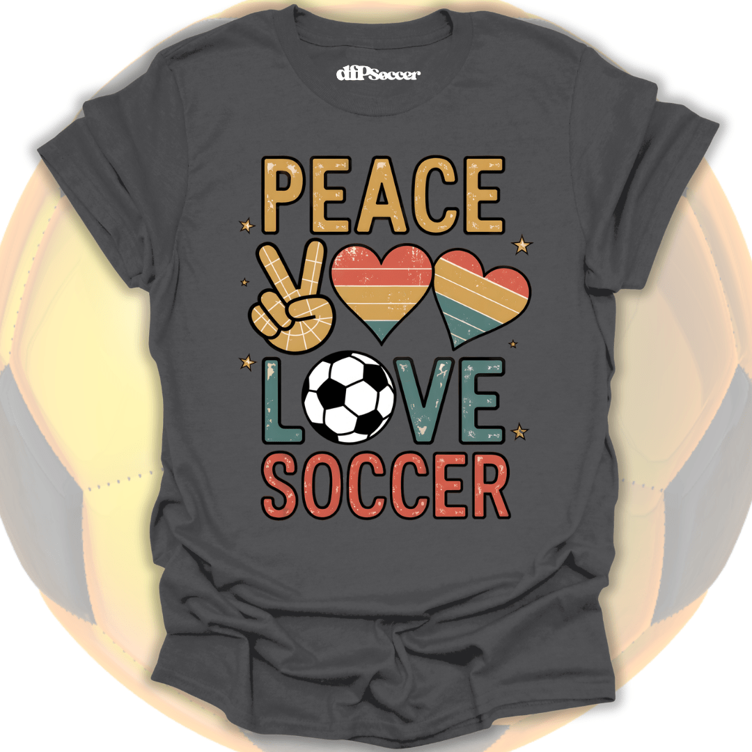 Peace Love Soccer T-Shirt