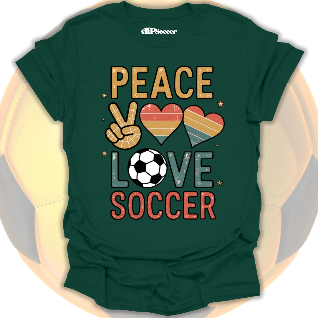 Peace Love Soccer T-Shirt