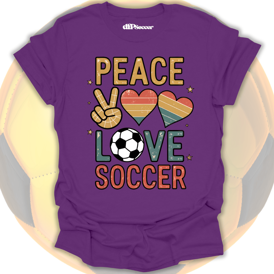 Peace Love Soccer T-Shirt