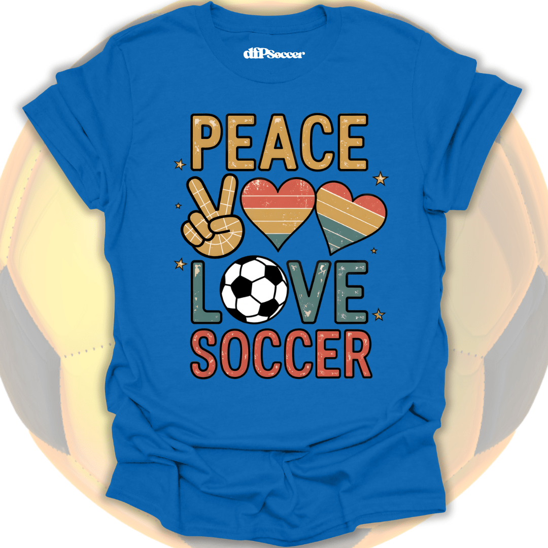 Peace Love Soccer T-Shirt