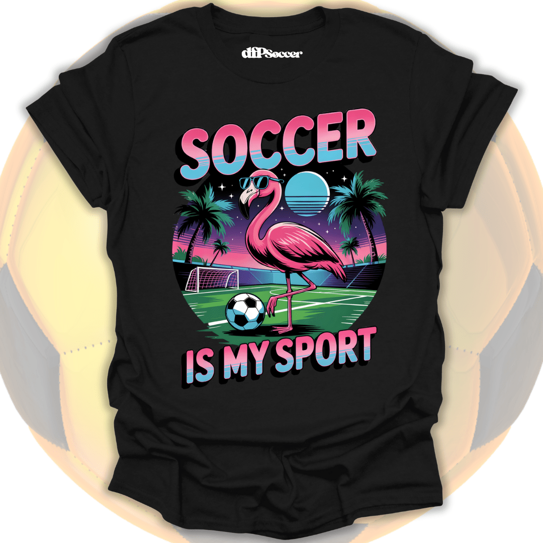 Flamingo Soccer T-Shirt