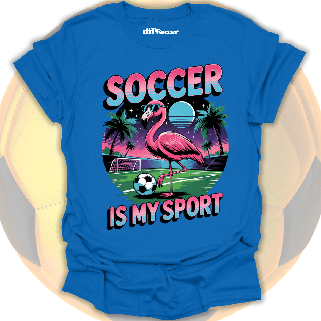Flamingo Soccer T-Shirt