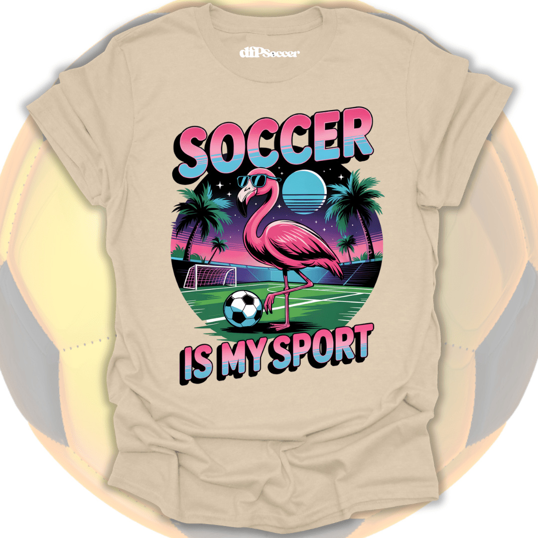 Flamingo Soccer T-Shirt