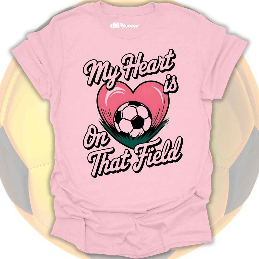 Heart On Soccer T-Shirt