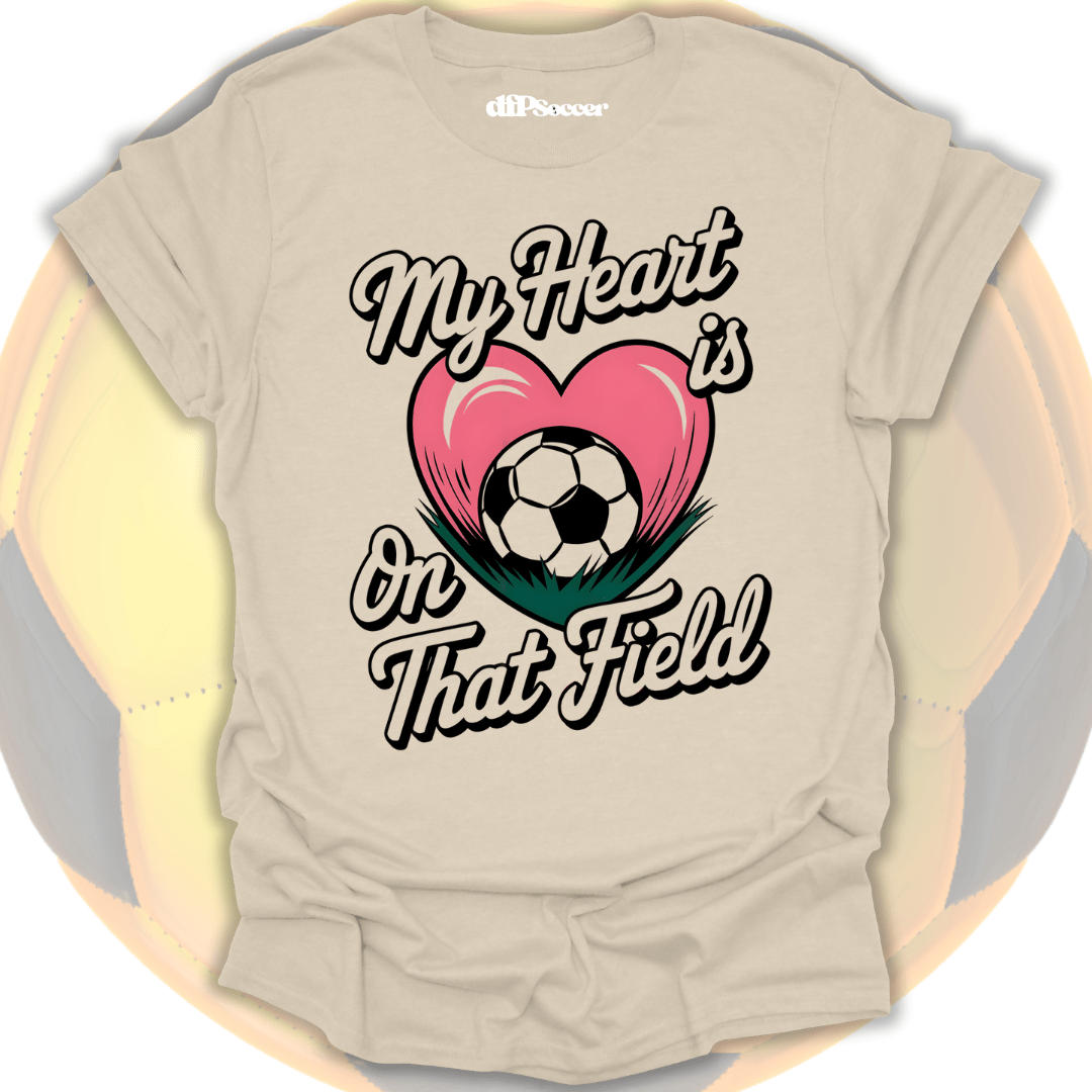 Heart On Soccer T-Shirt
