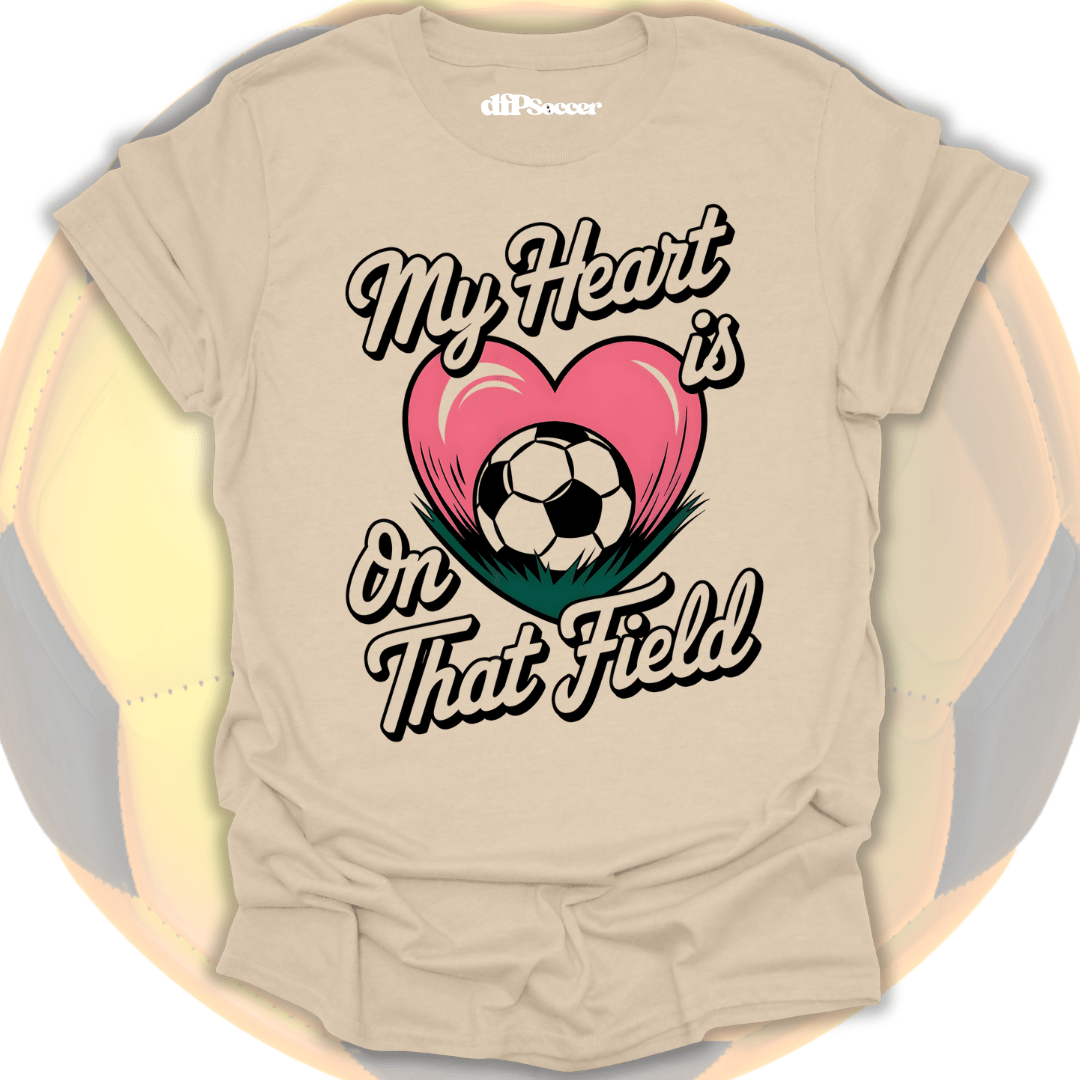Heart On Soccer T-Shirt