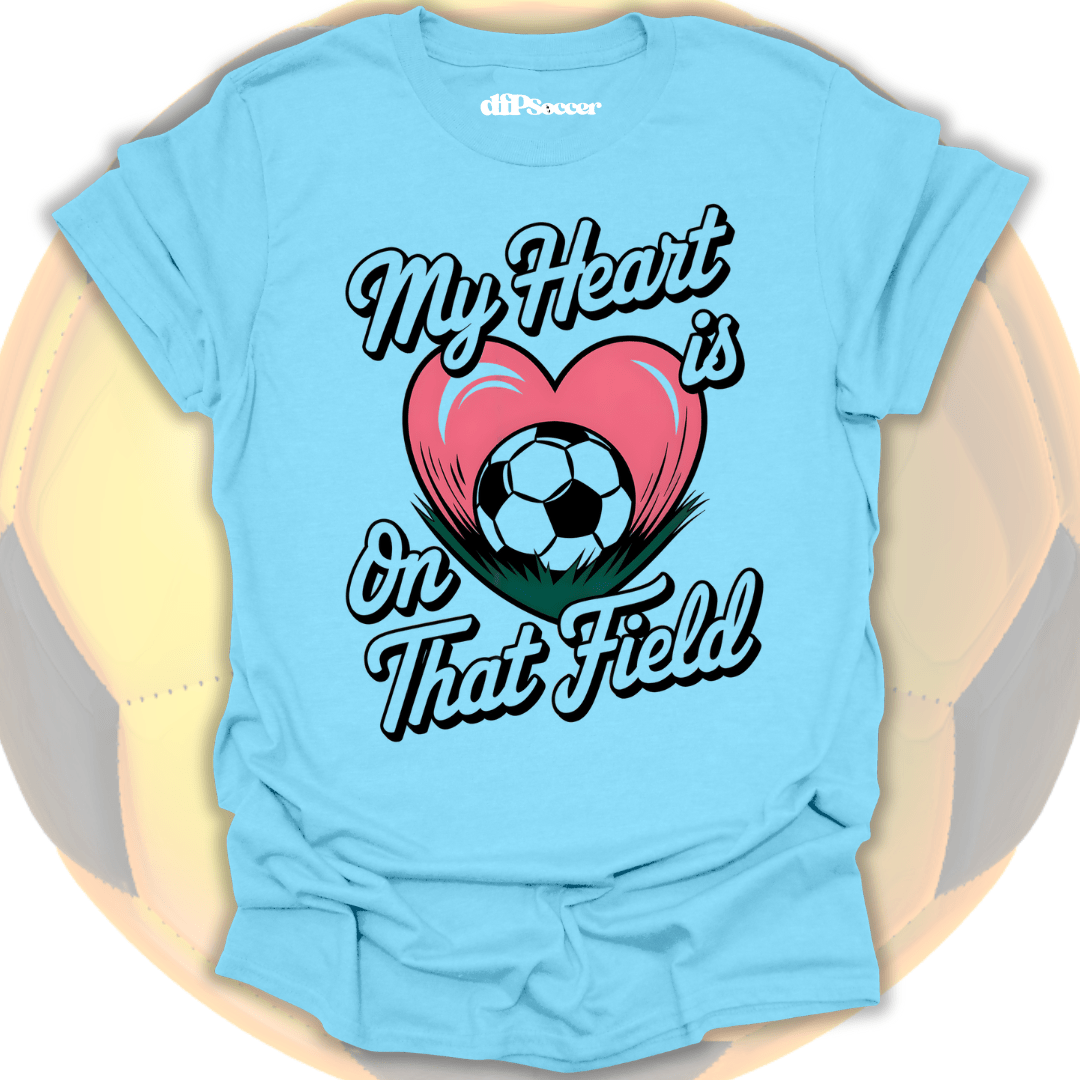 Heart On Soccer T-Shirt