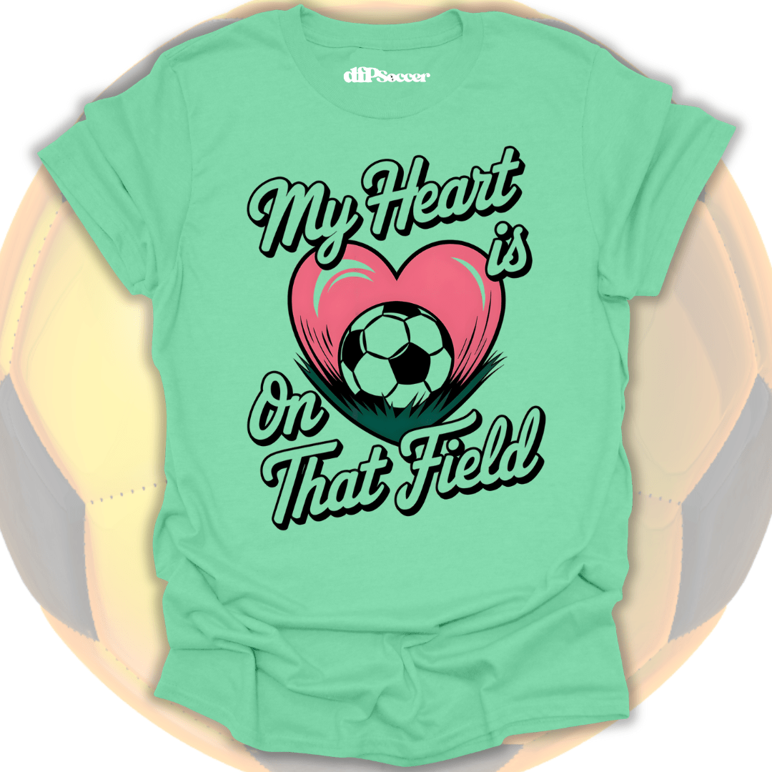 Heart On Soccer T-Shirt