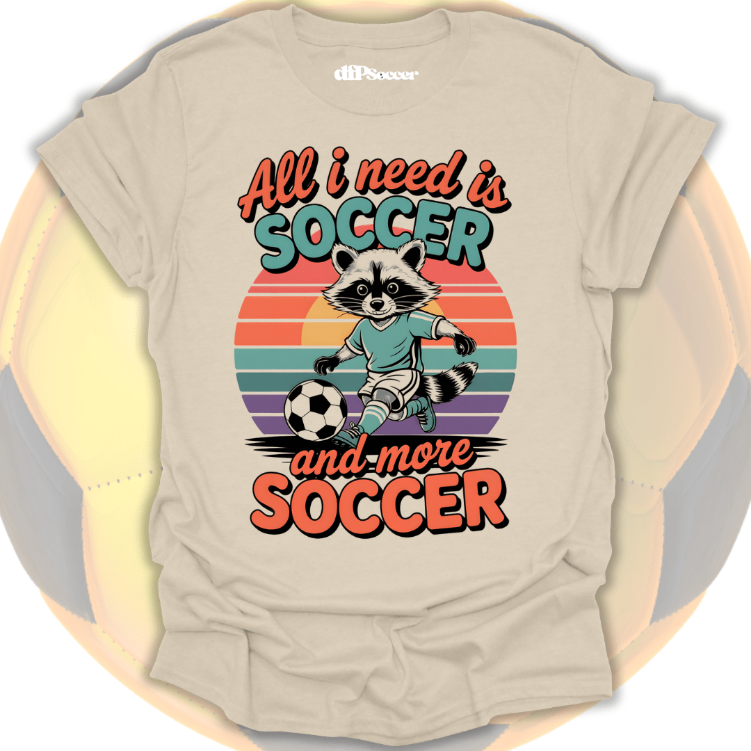 Soccer Raccoon T-Shirt