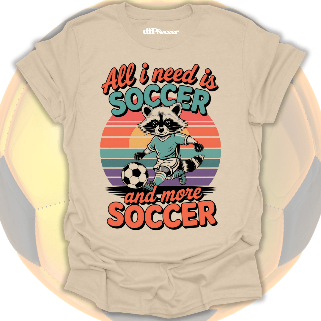 Soccer Raccoon T-Shirt