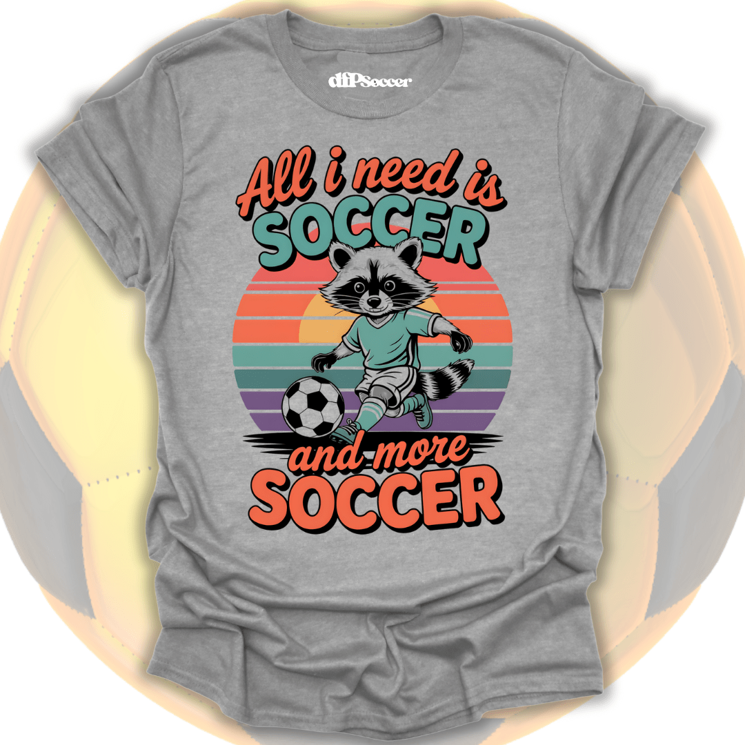 Soccer Raccoon T-Shirt