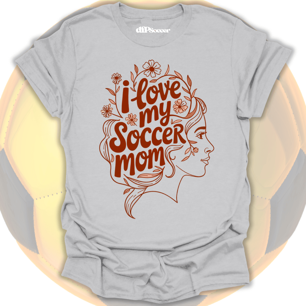 Floral Soccer Mom T-Shirt