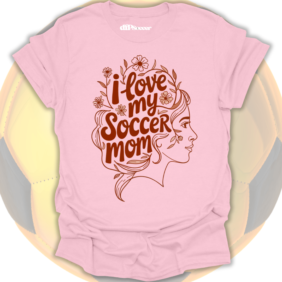 Floral Soccer Mom T-Shirt