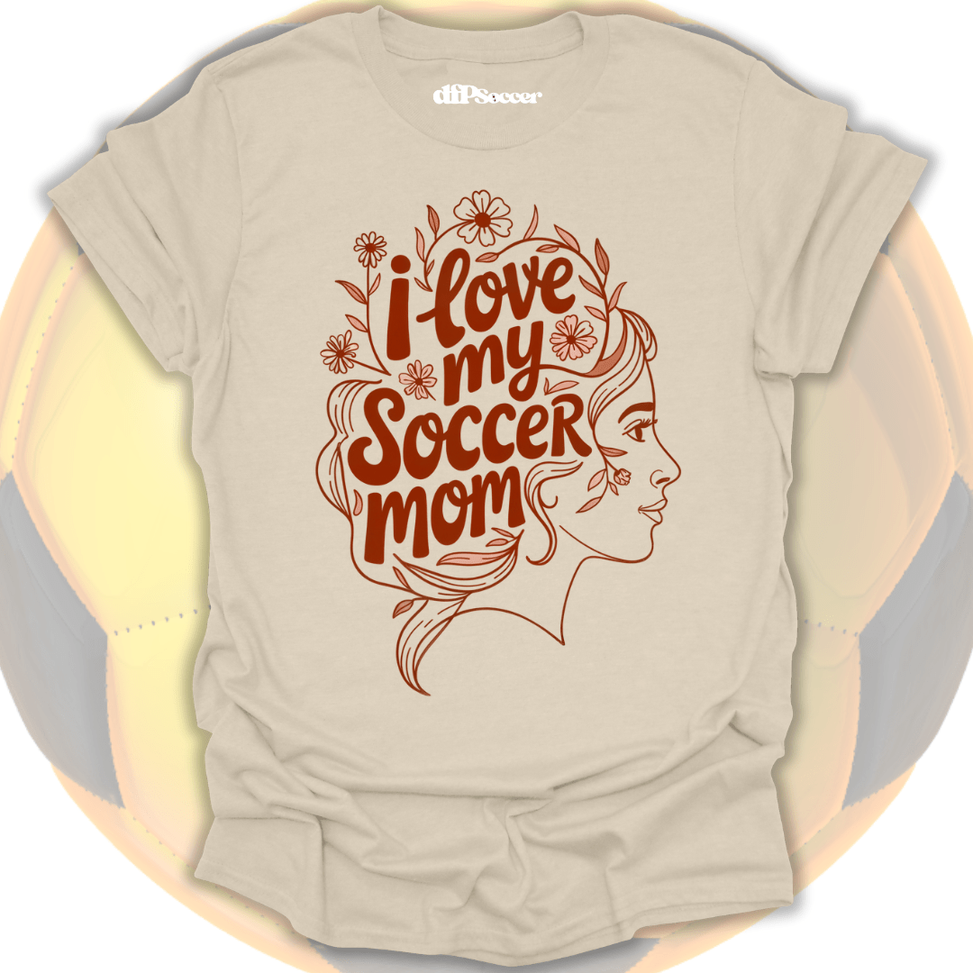 Floral Soccer Mom T-Shirt