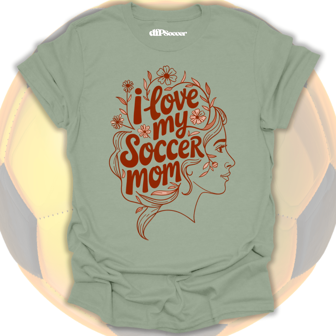 Floral Soccer Mom T-Shirt