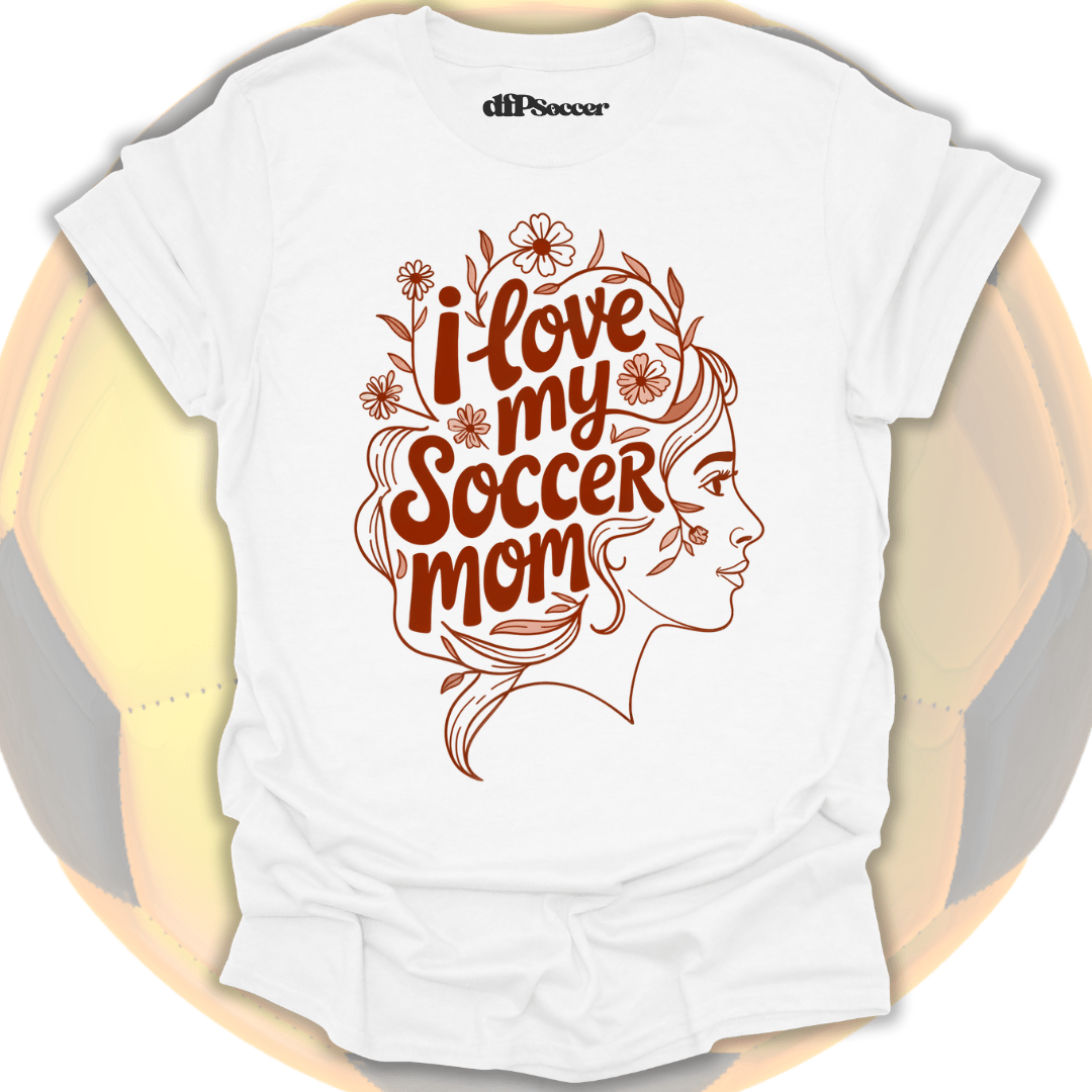 Floral Soccer Mom T-Shirt