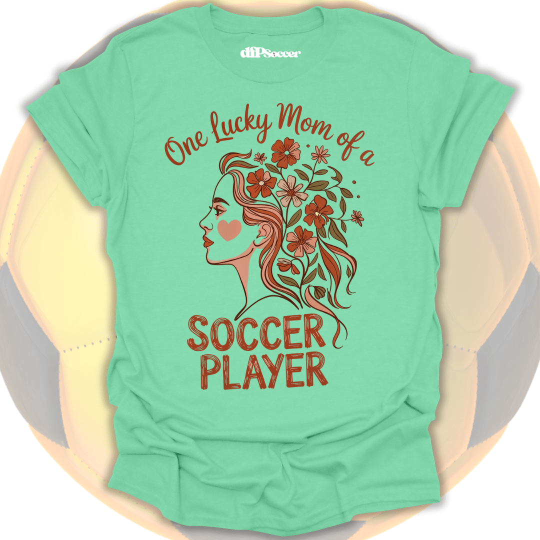 Lucky Mom Soccer T-Shirt