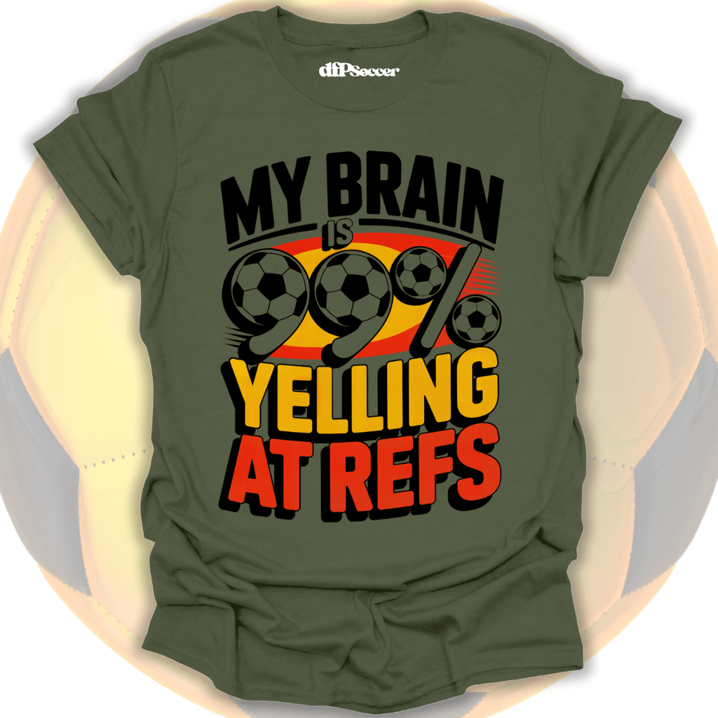 Ref Yelling Brain T-Shirt