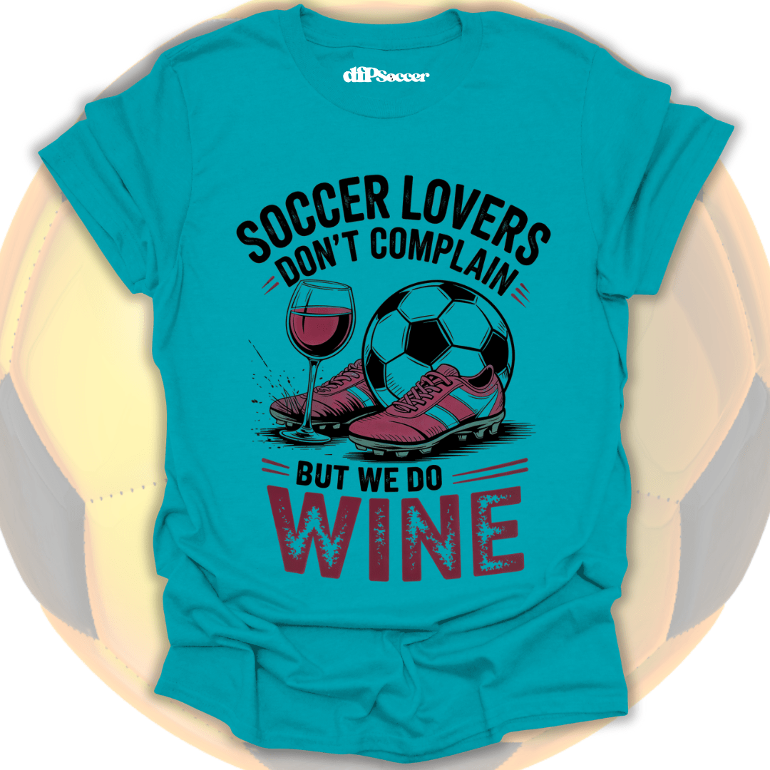 Soccer Wine Humor T-Shirt