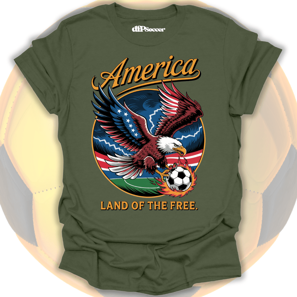 USA Patriotic Soccer T-Shirt