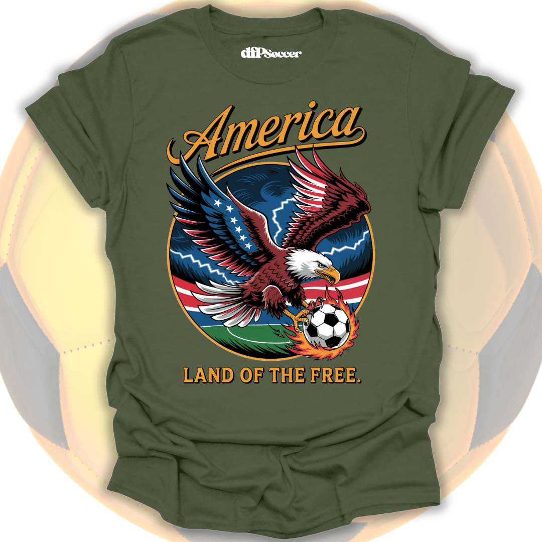 USA Patriotic Soccer T-Shirt