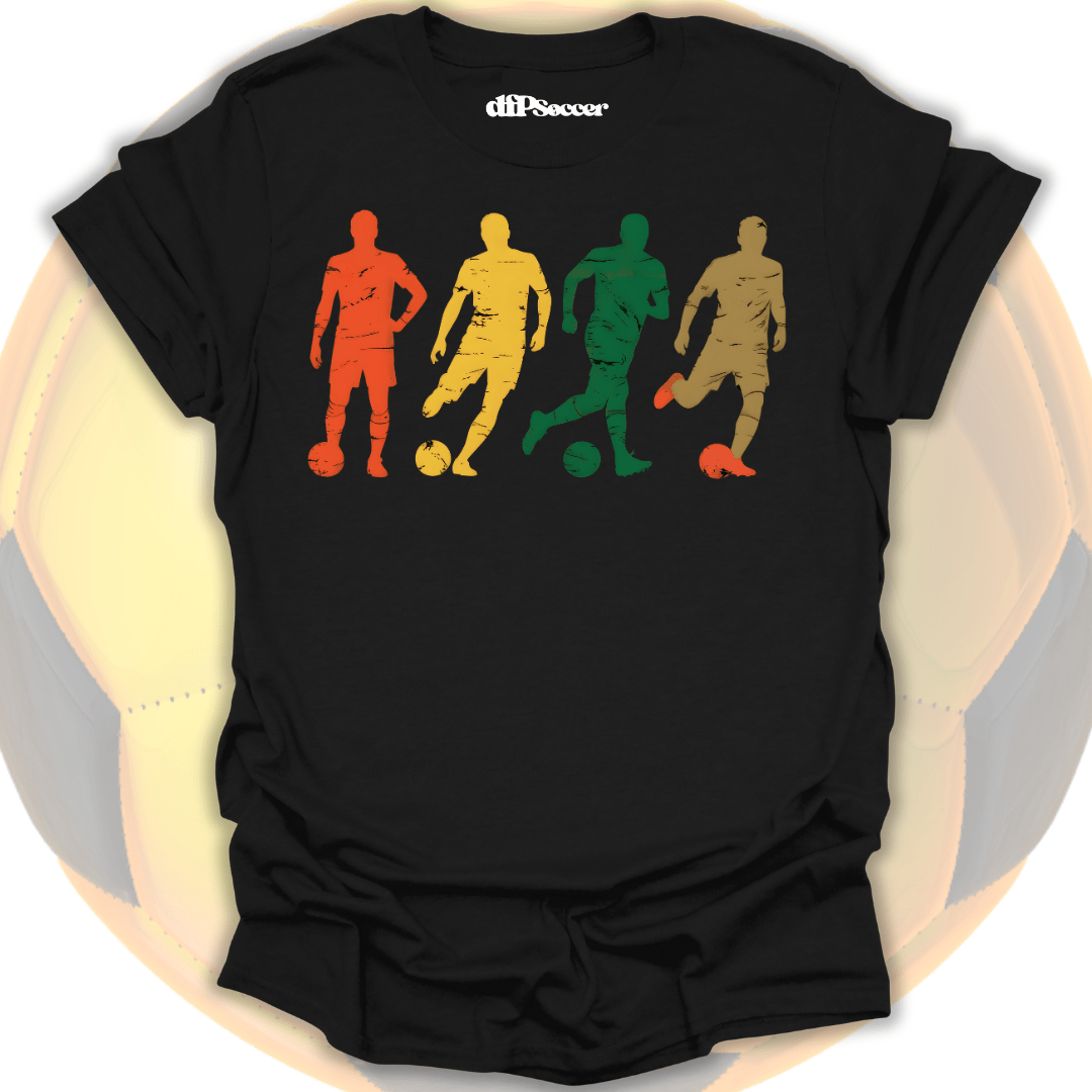 Vintage Motion Soccer T-Shirt