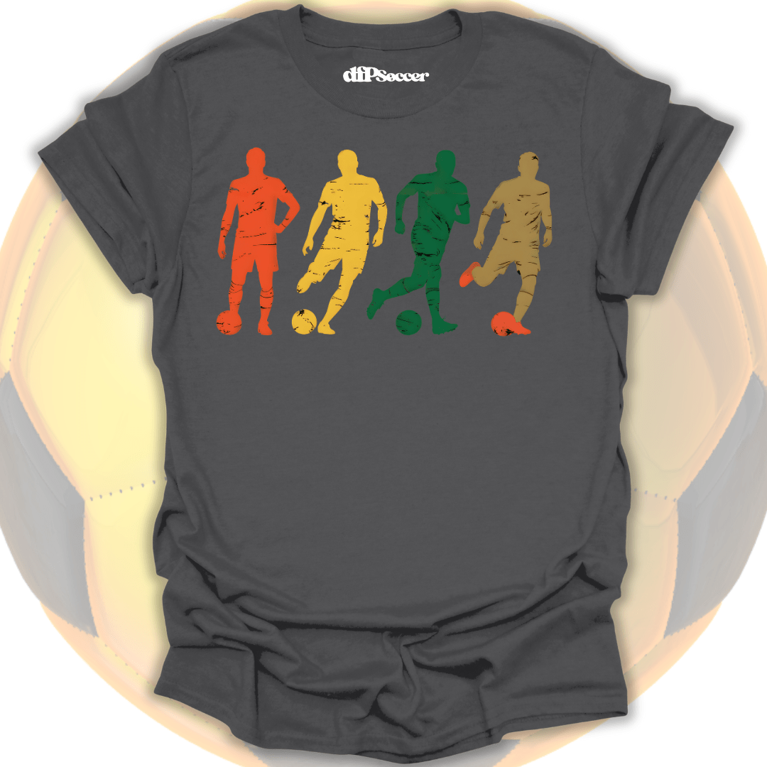 Vintage Motion Soccer T-Shirt