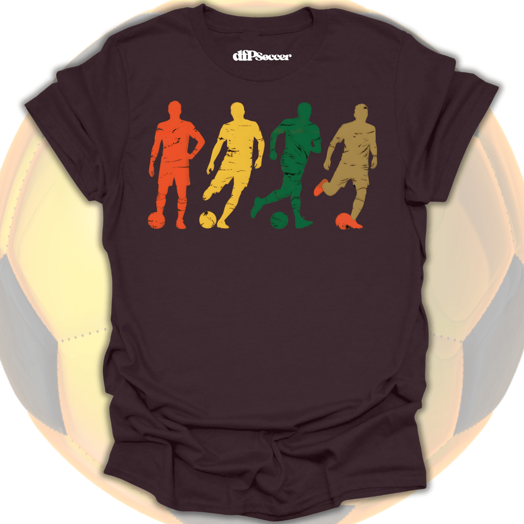 Vintage Motion Soccer T-Shirt