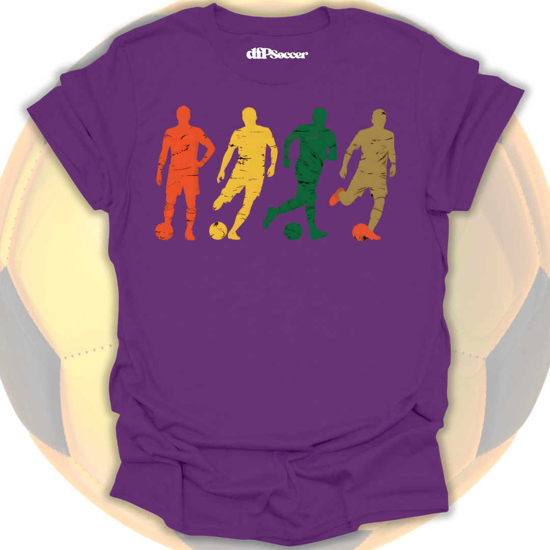 Vintage Motion Soccer T-Shirt