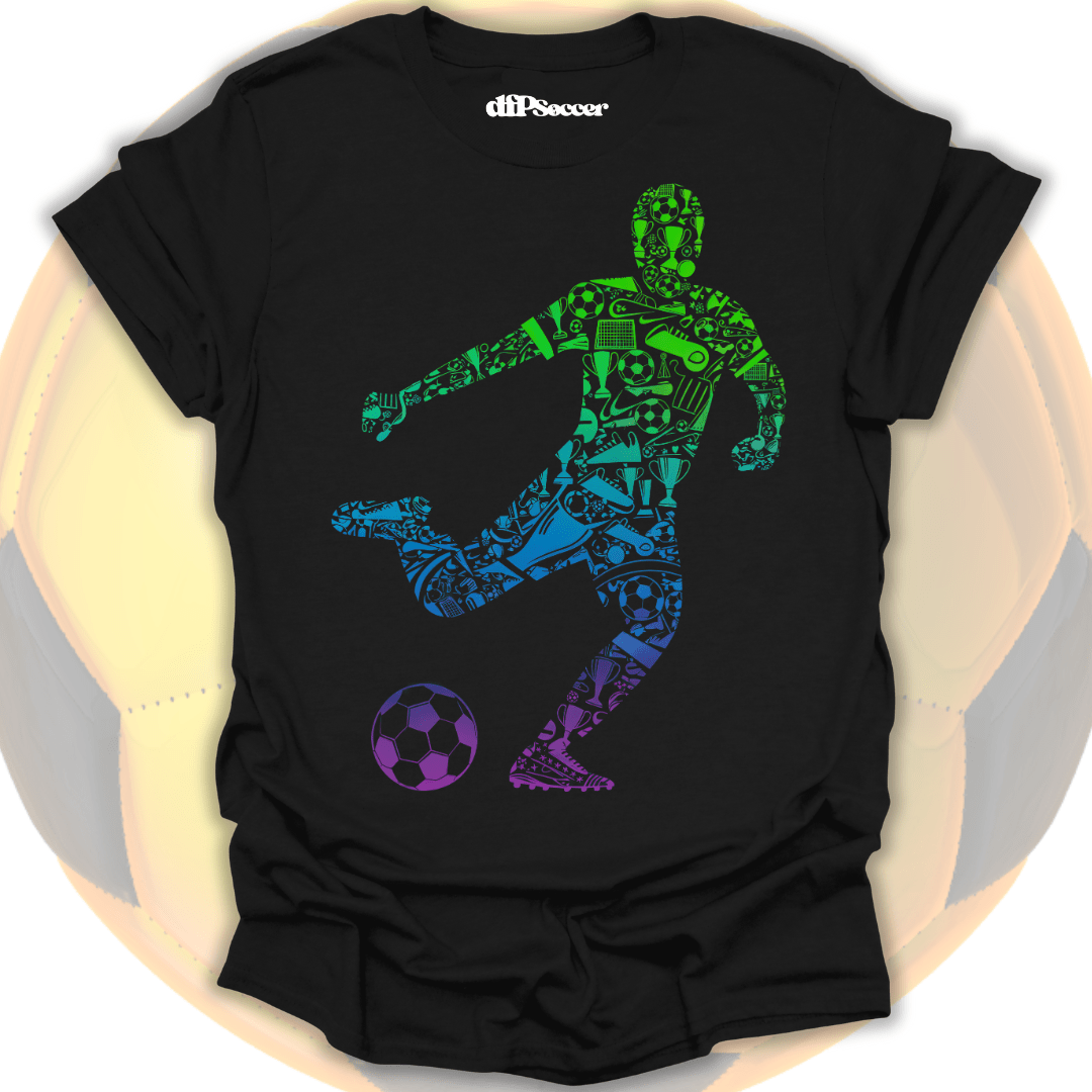 Vibrant Soccer Fusion T-Shirt