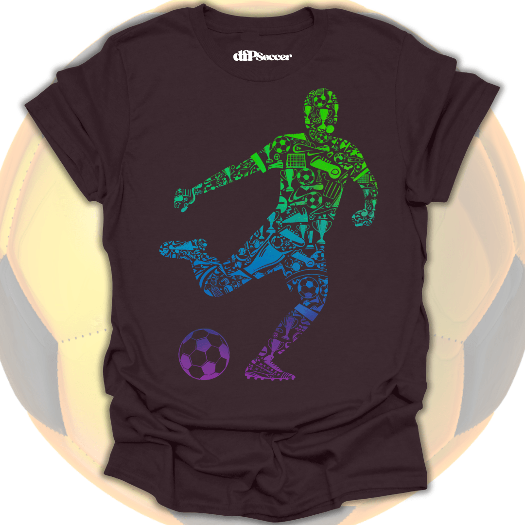 Vibrant Soccer Fusion T-Shirt