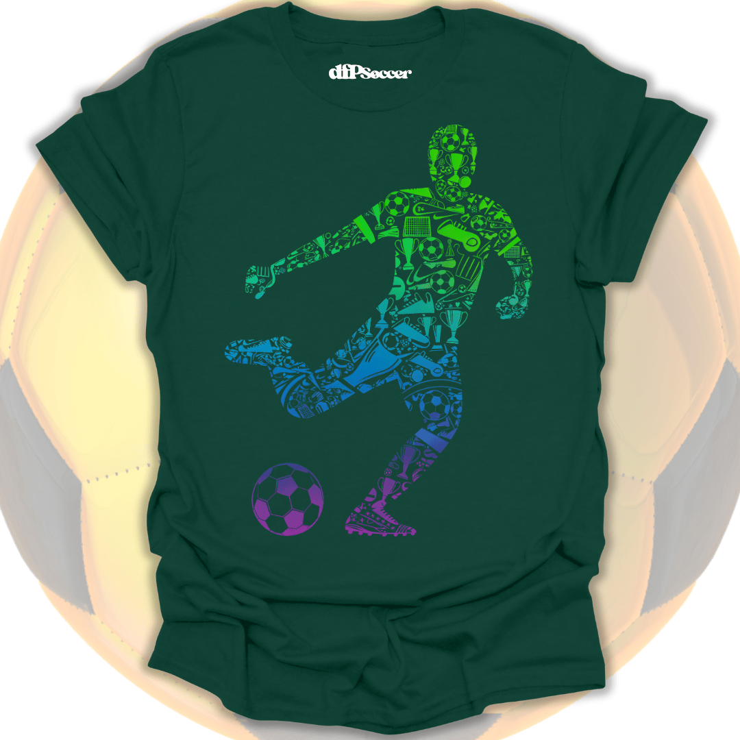 Vibrant Soccer Fusion T-Shirt