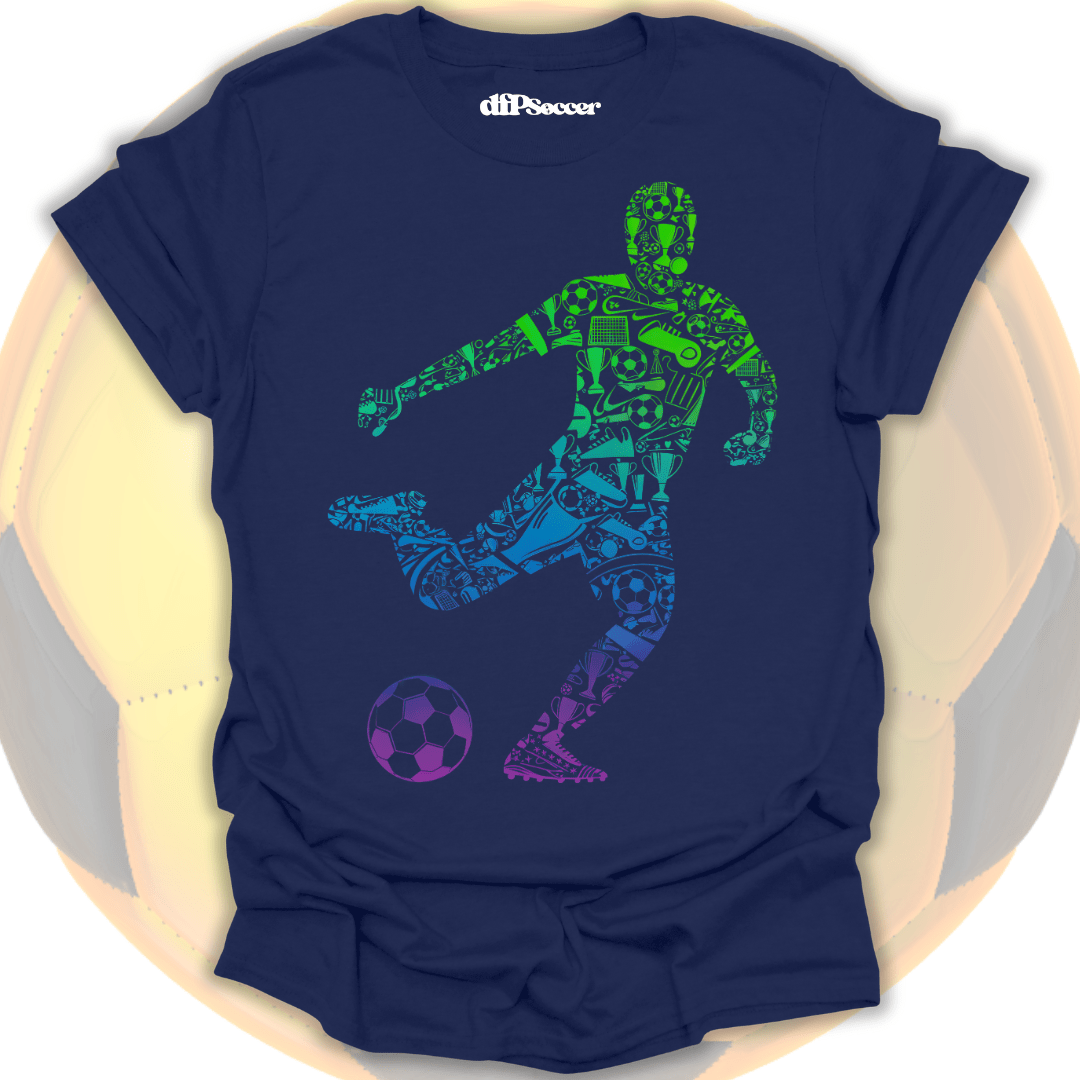 Vibrant Soccer Fusion T-Shirt
