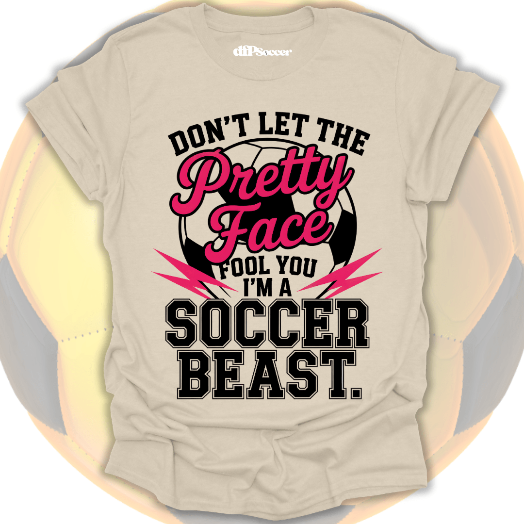 Pretty Face Soccer T-Shirt
