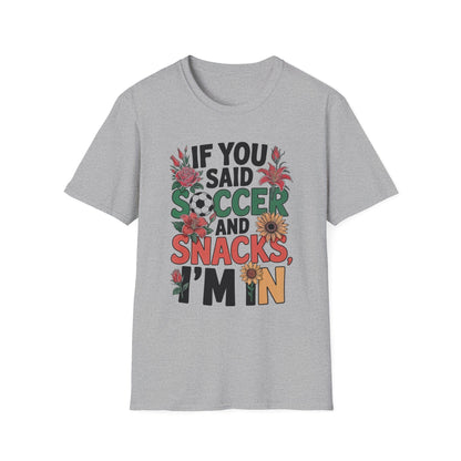 Soccer And Snacks Vibe T-Shirt