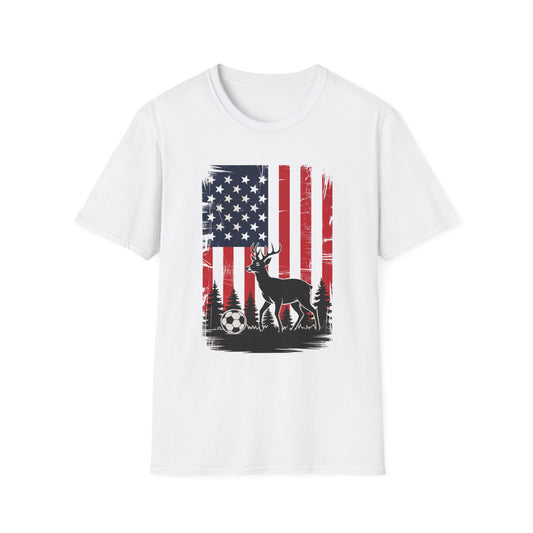 American Buck Meets the Beautiful Game T-Shirt