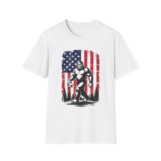 American Bigfoot Plays Soccer T-Shirt