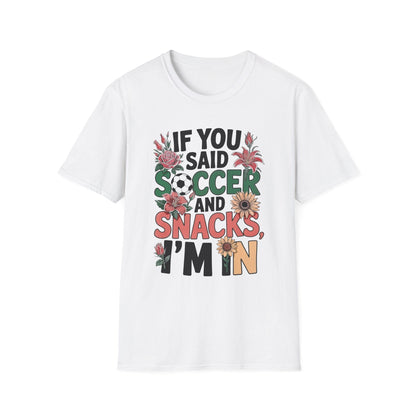 Soccer And Snacks Vibe T-Shirt