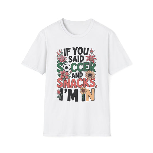 Soccer And Snacks Vibe T-Shirt