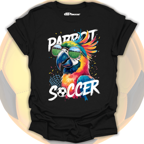 Cool Parrot Soccer T-Shirt