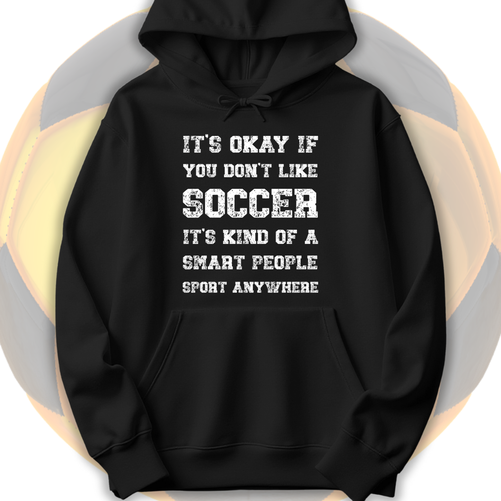 Smart People Soccer Hoodie