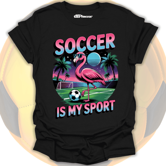Flamingo Soccer T-Shirt