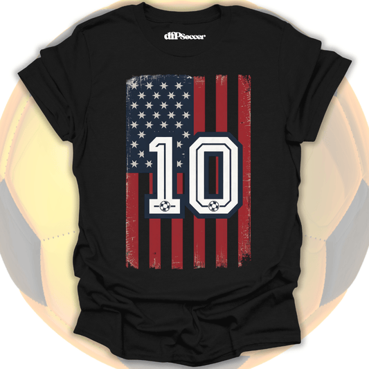USA Flag Soccer T-Shirt