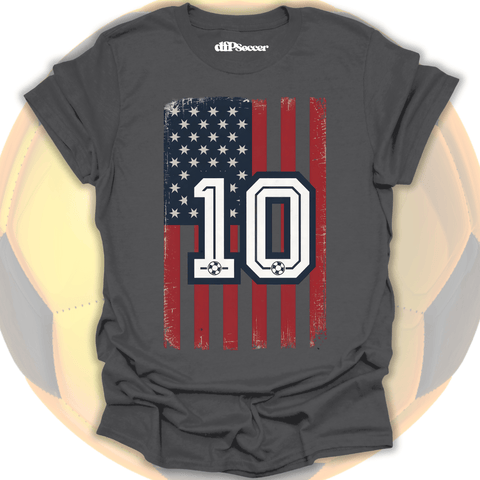 USA Flag Soccer T-Shirt