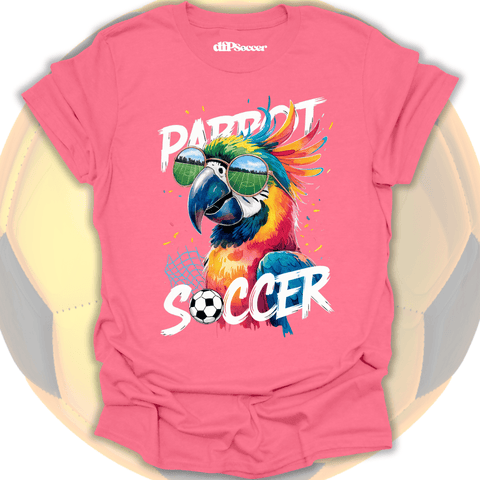 Cool Parrot Soccer T-Shirt
