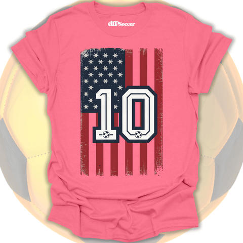 USA Flag Soccer T-Shirt