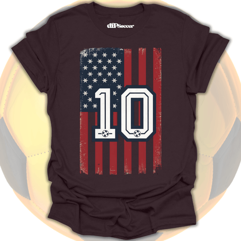 USA Flag Soccer T-Shirt